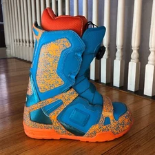 DC Super Park Men Size 8.5 BOA Command Liner Multicolor Snowboard Boot NICE!