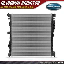 Radiator w/o Trans Oil Cooler for Ford Explorer Police Interceptor Utility 20-23