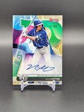 Nick Loftin 2020 Bowman's Best Best Of 2020 Green Refractor Auto #'d 40/99