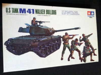 MCR Tamiya 1/35 307-598 M41 Walker Bulldog Motorized Tank & Soldiers JGSDF Model