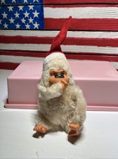 Vintage Russ Berrie Gonga Plush Gorilla 8" Christmas Thumb Sucker Plush