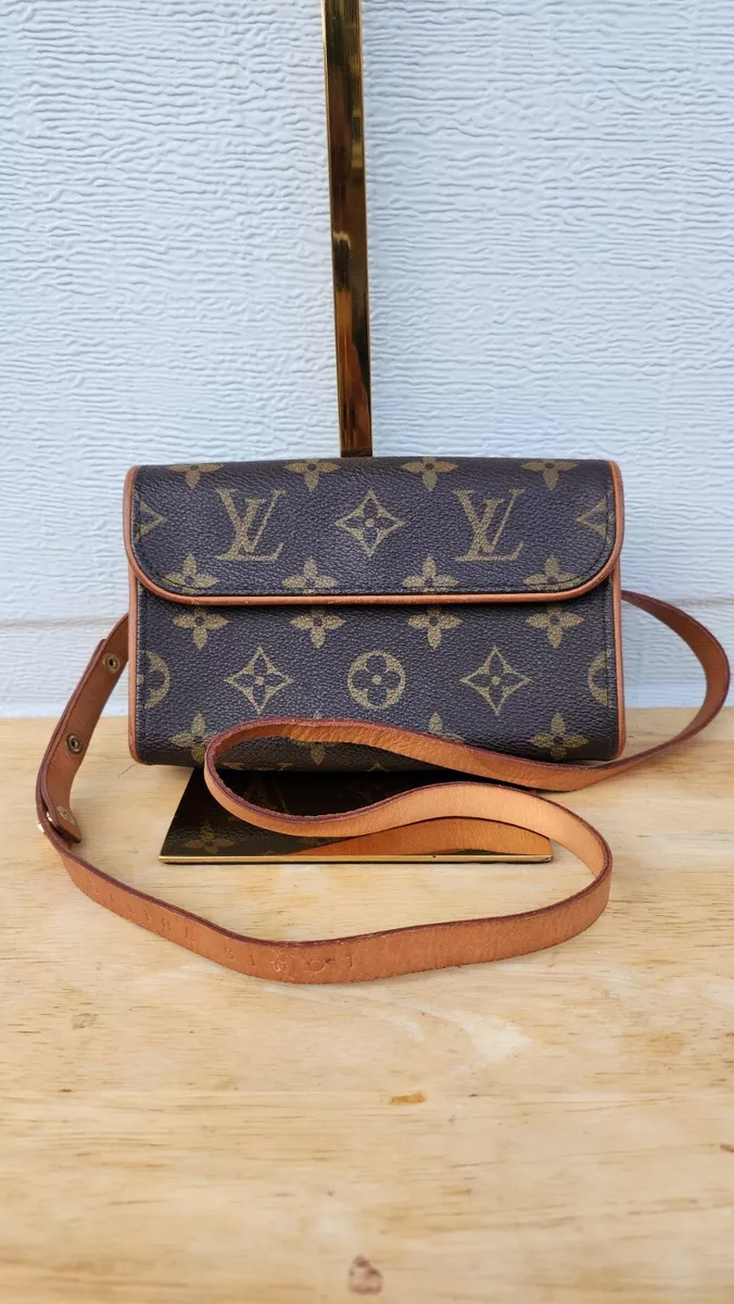 Louis Vuitton Monogram Pochette Florentine Belt Bag sz S For Sale