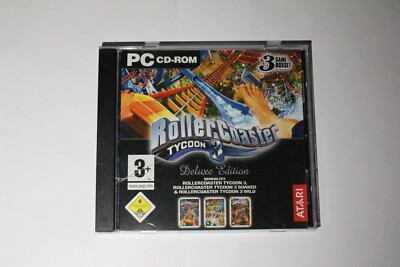 RollerCoaster Tycoon 3 - Deluxe Edition (PC, 2008) [OVP]