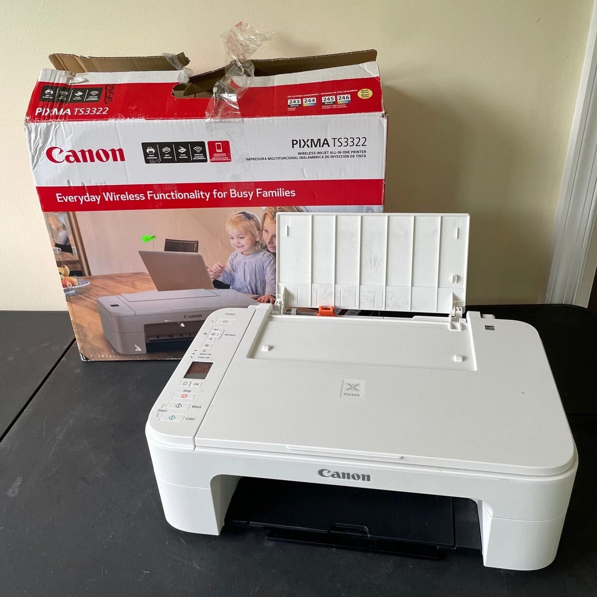 Canon PIXMA TS3322 Wireless Inkjet All in One Printer