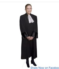 RUTH BADER GINSBURG CARDBOARD CUTOUT FREE SHIP!!