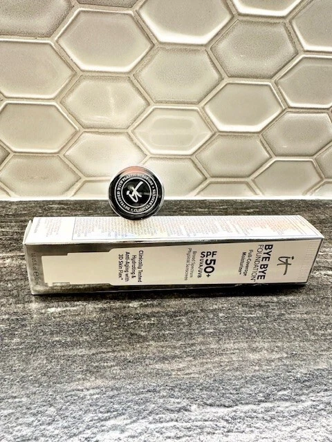 IT Cosmetics Bye Bye Foundation - Full Coverage Moisturizer 50 SPF- Medium - Image 4 of 4