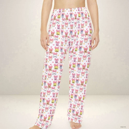 SKZOO Cute Pajamas, Valentine's Day Gift, SKZ, Cute Lounge Pants, Kpop Fan