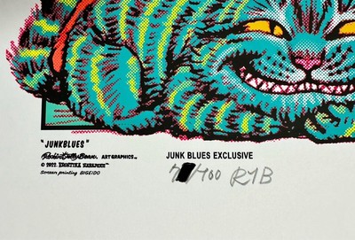 ロッキンジェリービーンJUNK BLUES exclusiveポスター