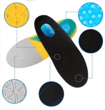 Memory Foam Orthotic Arch Insoles Shoe  Cushion Sport Support Pain Relief Pads