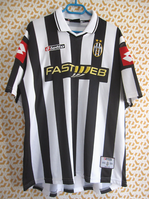 Maillot Juventus Lotto 2001 Fastweb Marcelo Salas Jersey shirt