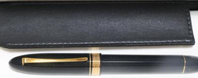 Omas Three Sixty Fountain Pen Black 18K Suction Type Triangular