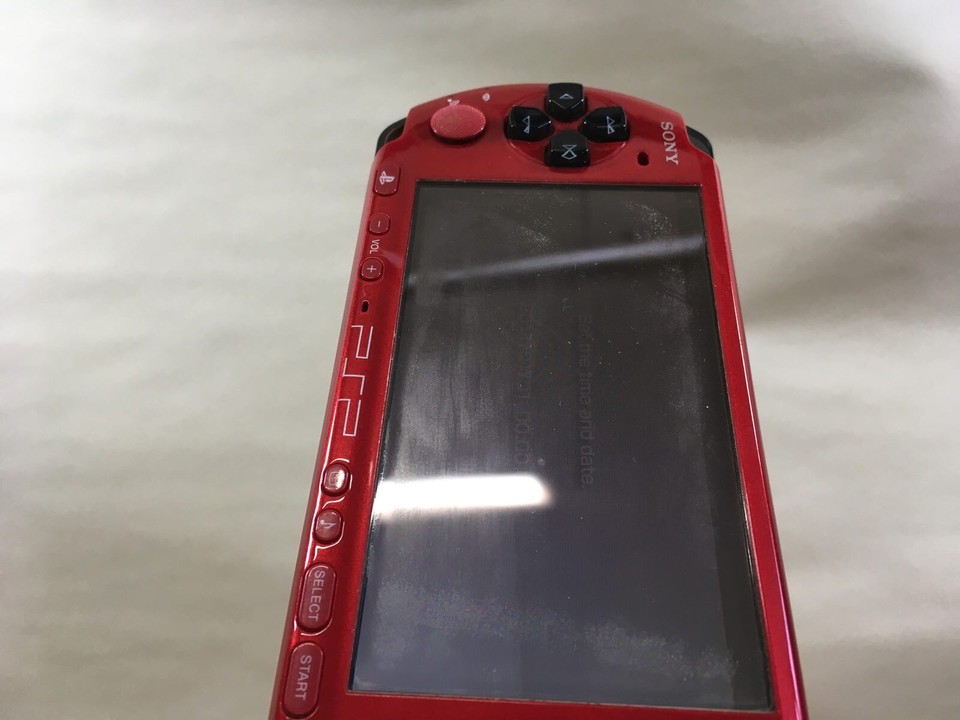 gd3708 Plz Read Item Condi PSP3000 RED & BLACK SONY PSP Console Japan