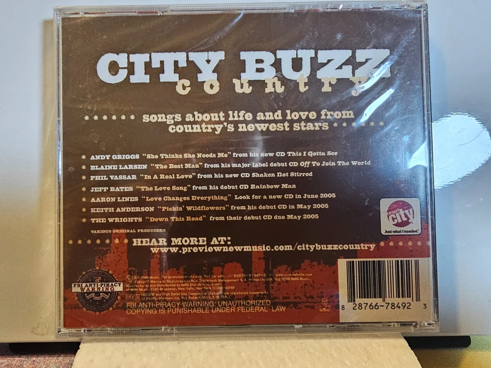 City Buzz Country Circuit City Exclusive by Various Artists (CD, 2005) NEW Foto 2 de 3