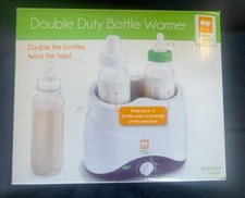 New  Double Duty 2 Bottle Warmer for feeding. Baby Chef.