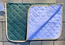 Smartpak English Horse Saddle Pad, Fancy Baby Pad, Standard Size, Green Diamond