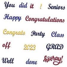 Graduation Die Cuts for Card Making, Congrats Grad Cutting Dies Metal Words