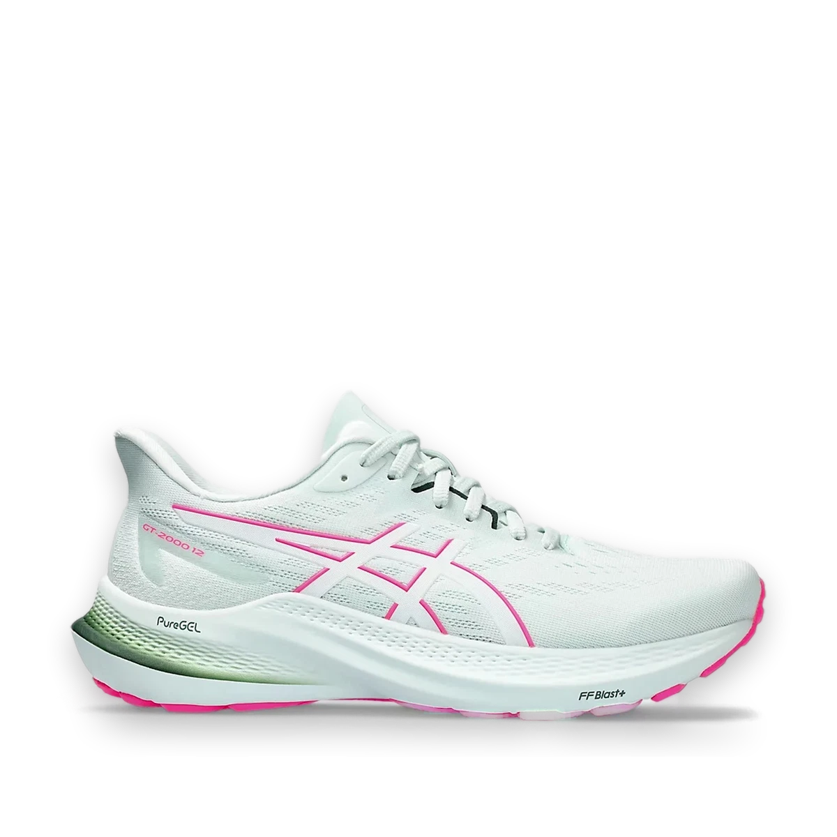 Asics GT 2000 12 Women Running Shoes Light Green Run Sport