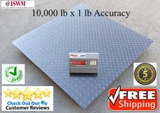5x5 10,000 x 1 lb Floor Scale Pallet Scale 60" x 60" 5 Year MFG Warranty 