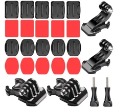 Helmet Adhesive Mounts & Screws Kit for GoPro & Most Action Cameras