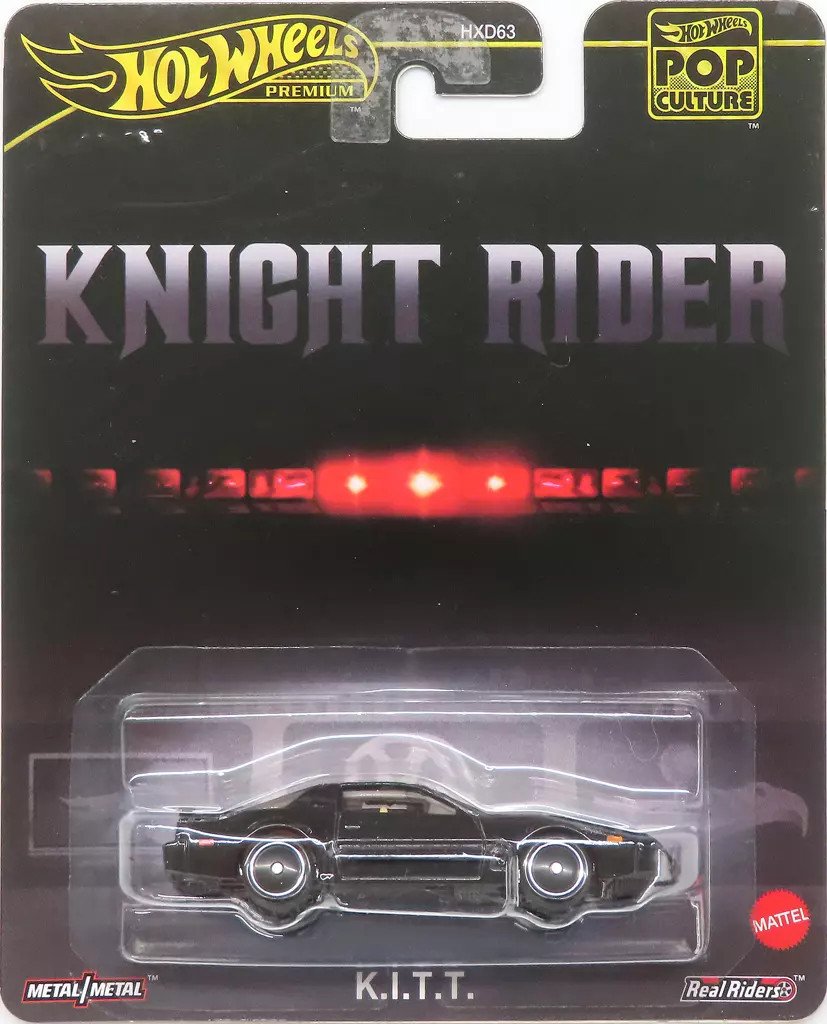 1/64 K.I.T.T. Black Hot Wheels Premium Pop Culture Jbl71