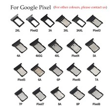 Sim Card Tray Holder For Google Pixel 2 3 4 5 6 7 8Pro 6Pro 7Pro 4A 5A 3XL 4XL