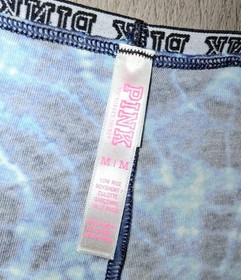 Lot of Victoria's Secret PINK Low Rise Boyshort Panties Size Medium Tie Dye Lace
