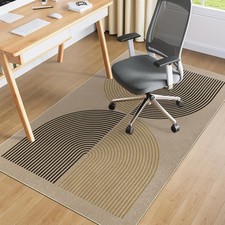Sturdy Non Slip Office Chair Mat Floor Protector For Carpet Wood 90x120cm 1pc
