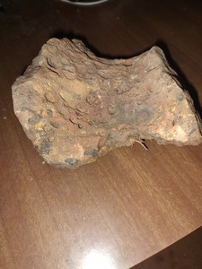 Porous natural rock. 