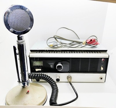 Lafayette Comstat 25B 23 Channel W/Astatic D-104 Lollipop Microphone