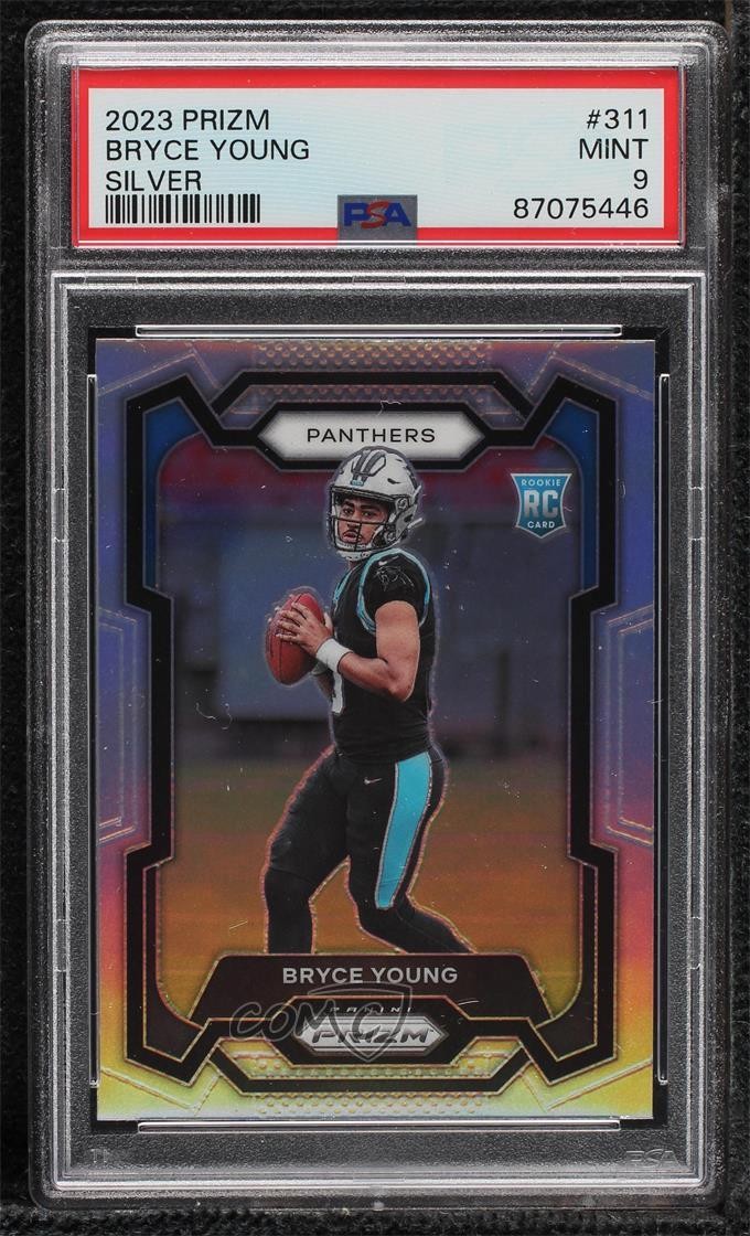 2023 Panini Prizm Rookies Silver Prizm Bryce Young #311 PSA 9 MINT 0xu5