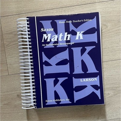 Saxon Math K Teacher's Edition 