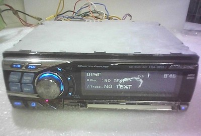 Alpine CDA-9855J CD Receiver Power On Tested CD Eject Unstable Junk Sold As-Is  