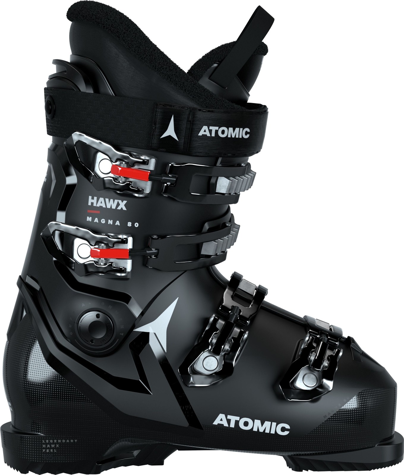 SALOMON Atomic Hawx Magna 80 Scarponi da Sci Alpino Uomo Nero Bianco Rosso M29 29.5 MY25