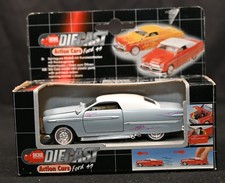 Dickie Action Cars 1949 Ford Custom Lead Sled Blue White Pull-back 5 Vintage