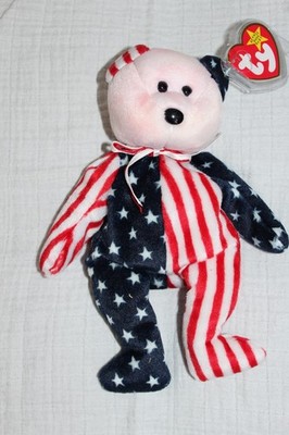 TY Beanie Babies   SPANGLE Pink Face   Teddy - Style 4245   unbenutzt - selten