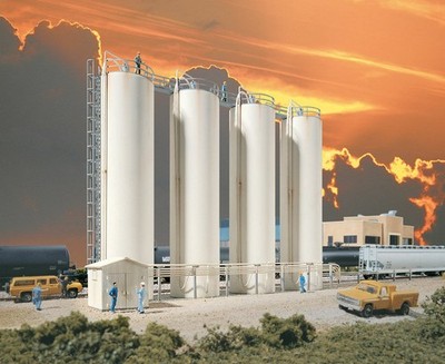 Walthers ~ HO Scale ~ Plastic Pellet Transfer Facility ~ Kit ~ 933-3081