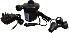 Redwood Leisure 240V/12V Electric Air Pump Portable Inflator for Home & Car Use