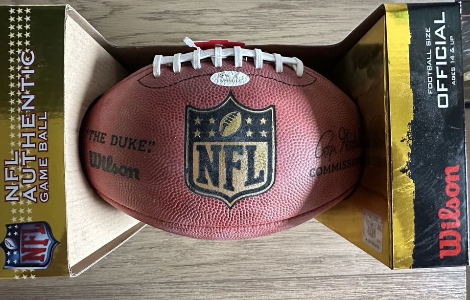 JJ Watt, Texans/Badgers Legend, Signed NFL Wilson Duke football w/JSA COA - Image 3 of 4