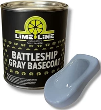 LiME LiNE Battleship Gray Candy Pearl Basecoat - Full Coverage Candy - 1 Quart
