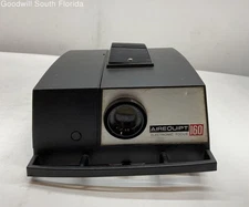 Airequipt Electronic Focus 160 Black Silver Slide Projector Not Tested