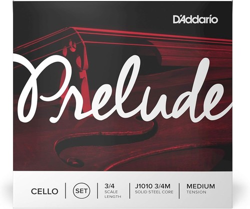 Educator’s Choice D'Addario Prelude Cello Strings - 4-String Set for Students - Picture 4 of 8