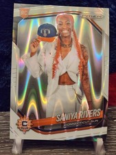 2025 Panini Prizm WNBA #150 Saniya Rivers White Seismic