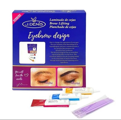 J Denis Natural Eyebrow Gel - Lightweight Brow Defining Kit for Gorgeous Arches