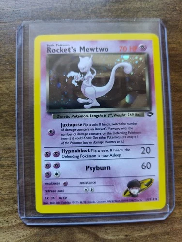 Rocket's Mewtwo 14/132 Gym Challenge Holo