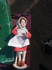 norman Rockwell young girl porcelain dolll