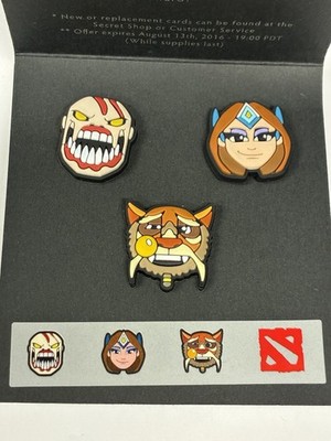 DOTA 2 Emoticharm Pin Set Valve DotA2 New No Code Mirana Lifestealer Brewmaster