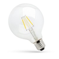 Led E27 G125 Filament Klar 8,5W = 77W Globe 1150Lm 300° Warmweiß 2700K Dimmbar