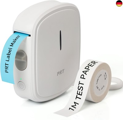 prt Qutie Bluetooth Beschriftungsgerät Selbstklebend, Tragbarer Mini 
