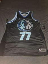 Luka Doncic Mavericks Jersey 77 Nike Black Blue XL 48 NWT NBA Dallas Mavs