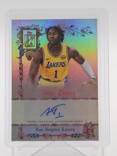 2025 Topps Signature Adou Thiero Base (RAW)